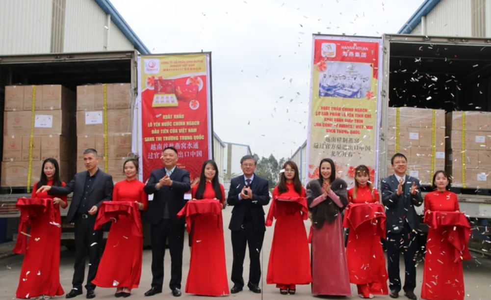 越南首批燕窝产品出口中国
