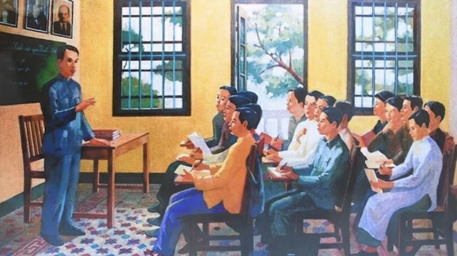 青年肩负在越中友谊田野上播撒种子的使命