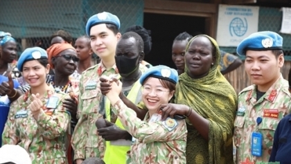 越南蓝色贝雷帽医生继续发挥在南苏丹的崇高使命