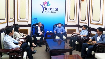 越南旅游总局与探索公司合作推广越南旅游