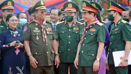 越柬加强促进两国长期密切友好关系