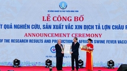 越南是首个国家上市商用非洲猪瘟疫苗