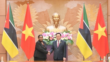 越南国会主席王廷惠会见莫桑比克议会议长