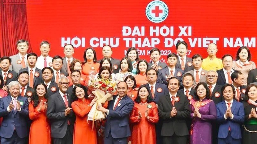 国家主席阮春福祝贺新一届越南红十字会中央执行委员会。