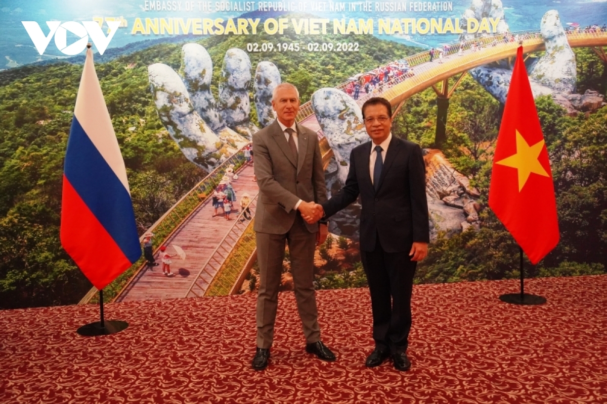 越南国庆77周年庆典在俄罗斯隆重举行。