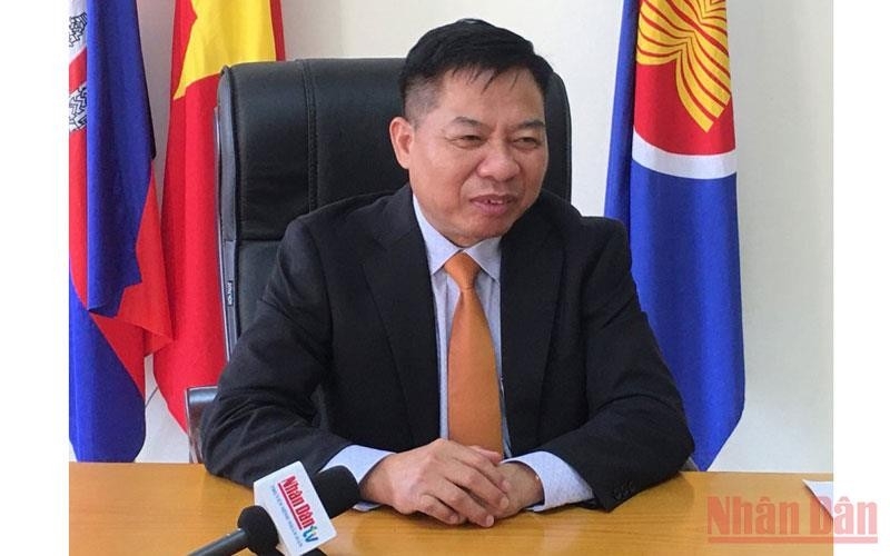 越南驻柬埔寨大使阮辉增。