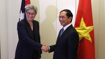 越南外交部长与澳大利亚外交部长共同主持第四次越澳外长会议