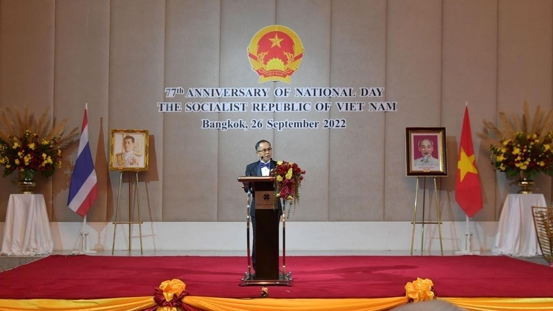 越南驻泰国大使馆在曼谷举行越南国庆77周年庆祝典礼