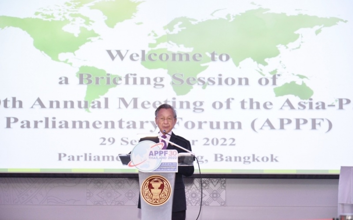 泰国将承办亚太议会论坛第30届年会。