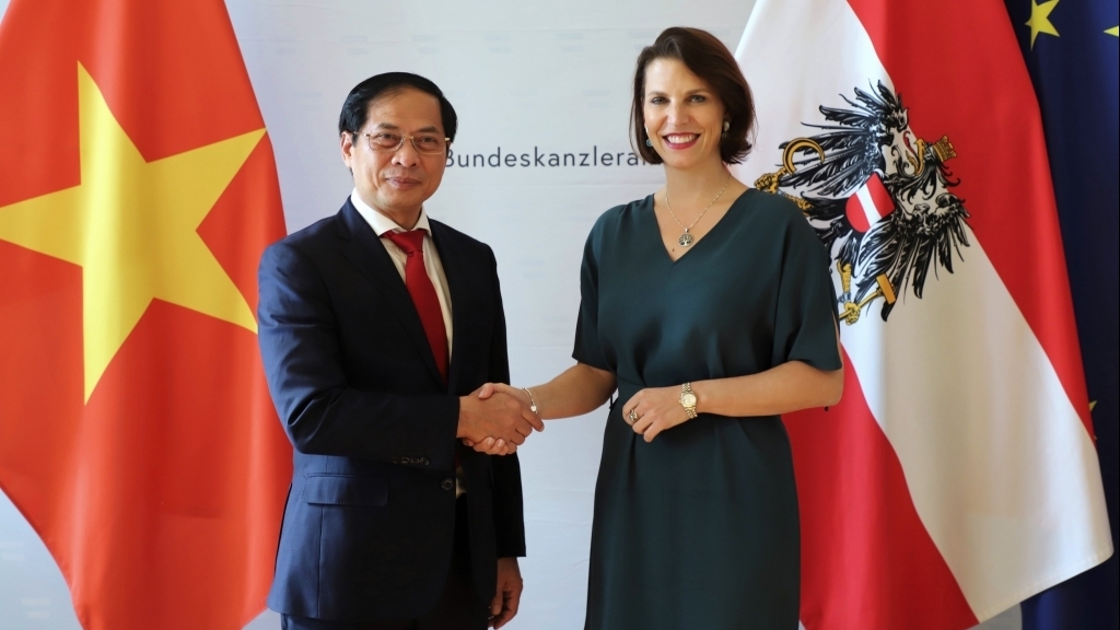 越南外交部部长裴青山对奥地利进行正式访问。