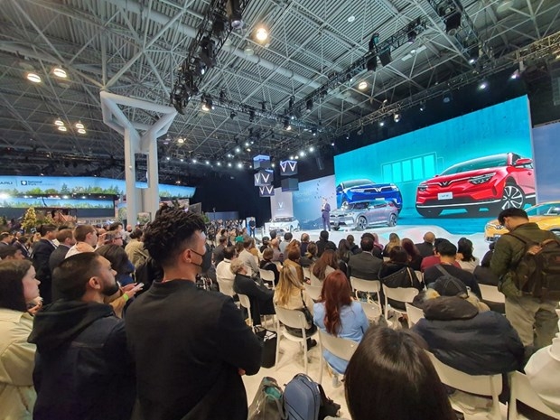 越南Vinfast集团电动汽车在纽约国际汽车展受欢迎