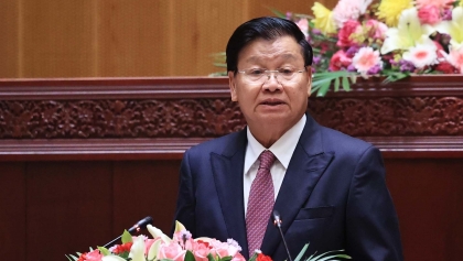 老挝人民民主共和国向越南致新年贺电