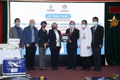 美国国际开发署再向越南捐赠结核病快速诊断仪和治疗药物