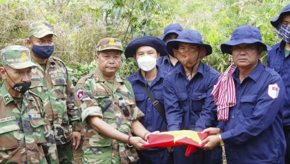 努力寻找在柬埔寨牺牲的同志遗骸