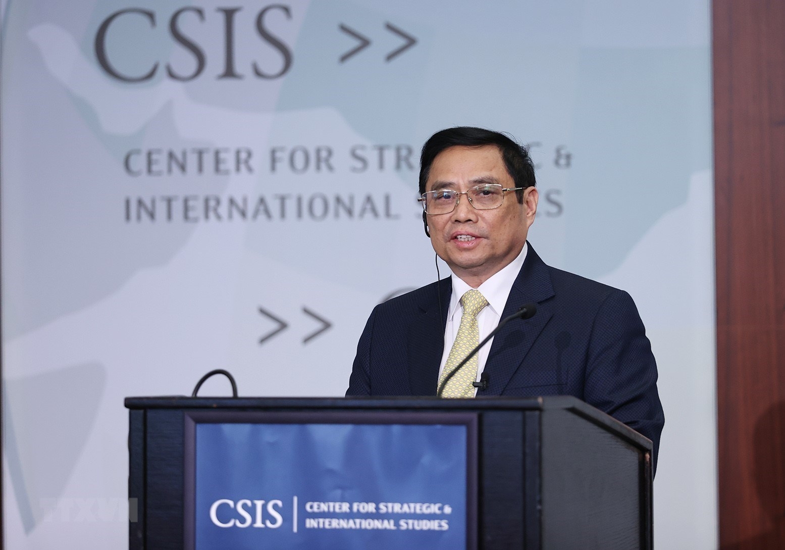越南政府总理范明政在美国战略与国际研究中心（CSIS）发表讲话
