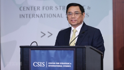 美政界高度评价越南政府总理范明政在战略与国际研究中心发表的讲话