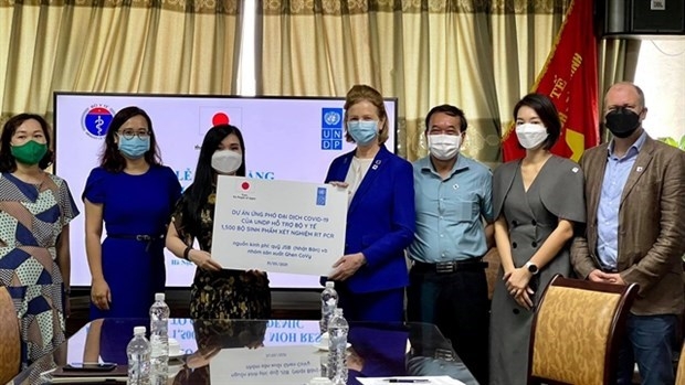 联合国开发计划署向越南提供1500套新冠病毒核酸检测试剂盒（图：越通社）