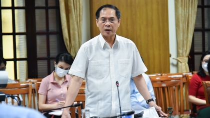 越南外交部长要求更加积极接近治疗新冠肺炎的药物
