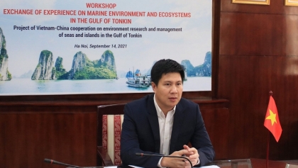 越南与中国就北部湾海洋环境和生态系统进行经验交流研讨会