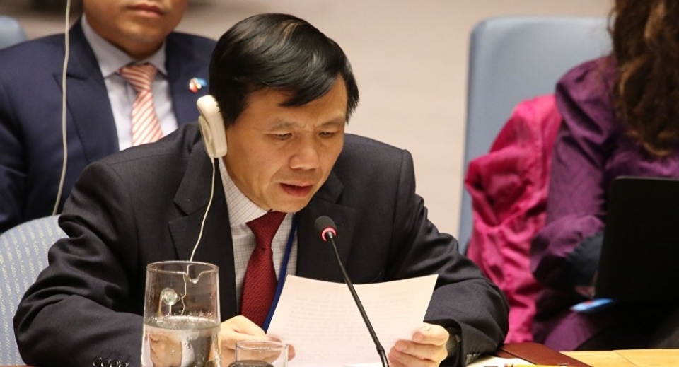 越南常驻联合国代表团团长邓廷贵大使