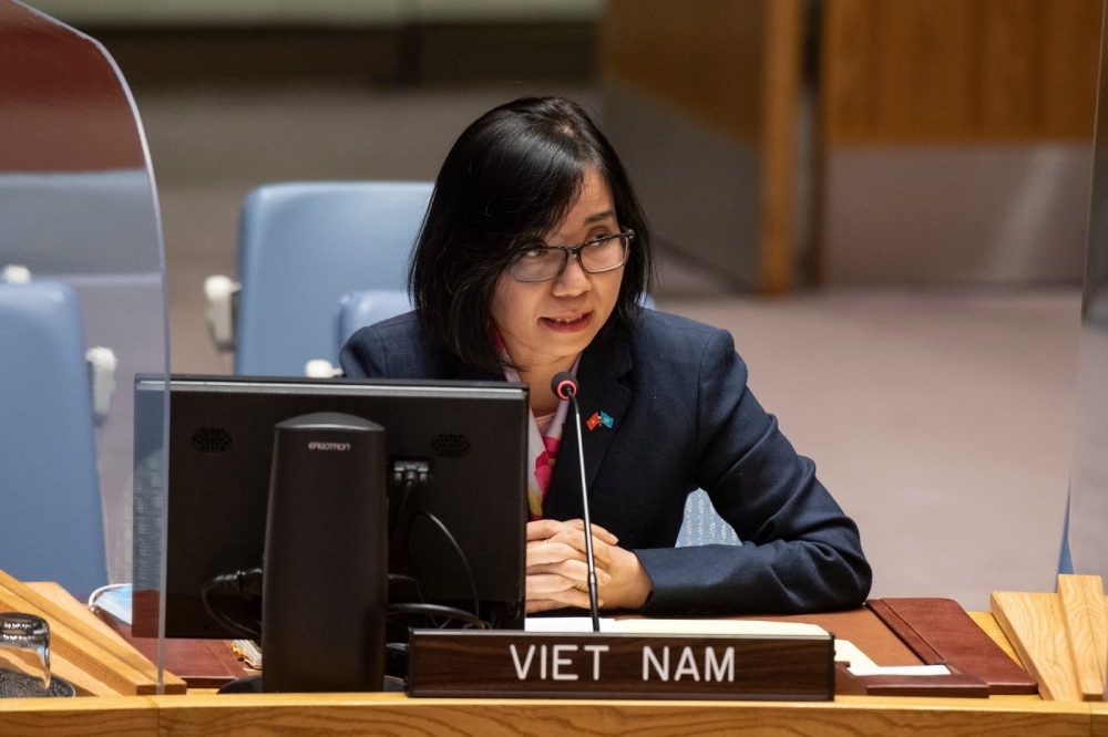 越南常驻联合国代表团副团长、公使衔参赞阮芳茶