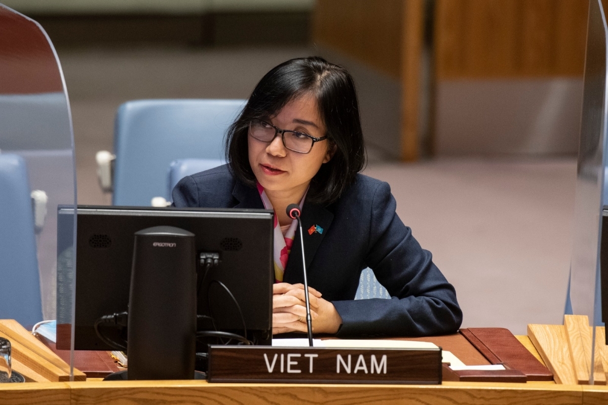 越南常驻联合国代表团副团长、公使衔参赞阮芳茶