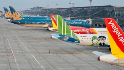 越南航空局提议自2022年初恢复国内航线运营