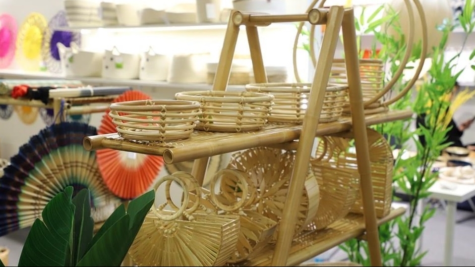 越南手工艺品在2024年德国法兰克福国际消费品博览会上的吸引力