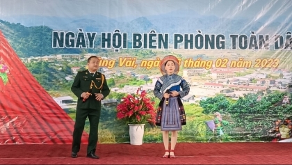 2023 年越南全民边防日在河江省举行