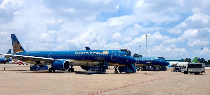 越南国内各航空公司计划重新开通多条飞往中国的航线。（图：公中）
