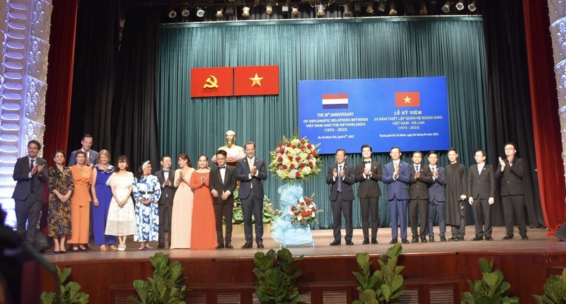 越南与荷兰建交50周年纪念典礼。