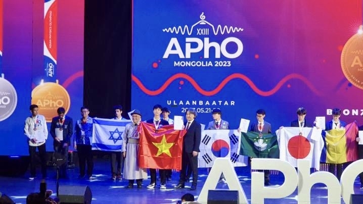 越南在亚洲物理奥林匹克竞赛中获得4枚铜牌