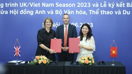 促进越南与英国在教育、文化艺术领域的创造性合作