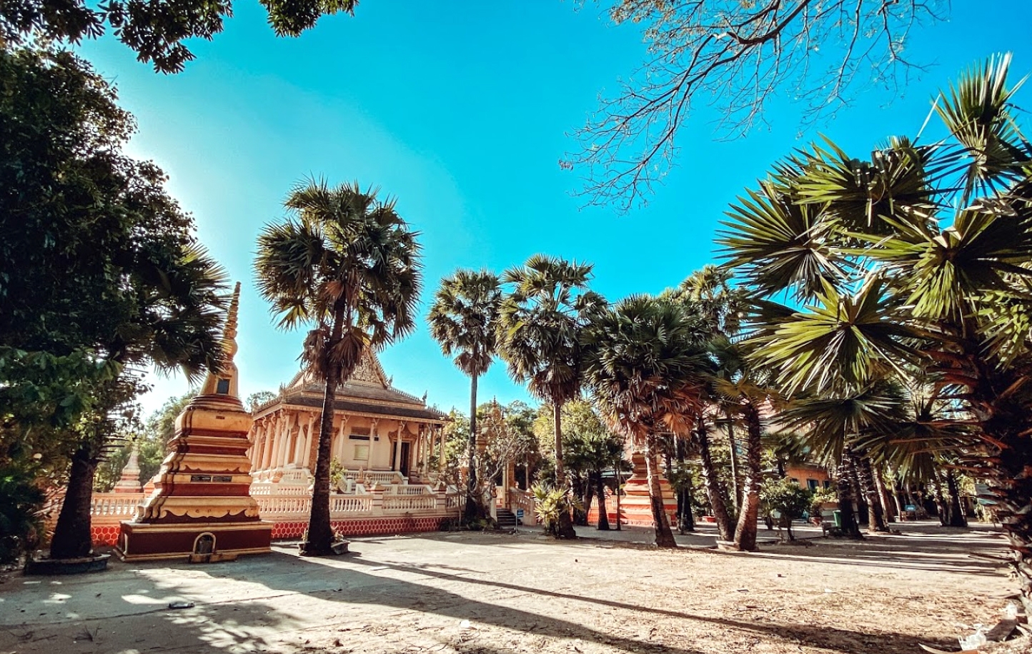 朔庄省克朗寺——带有南部高棉族建筑的印记的古老寺庙