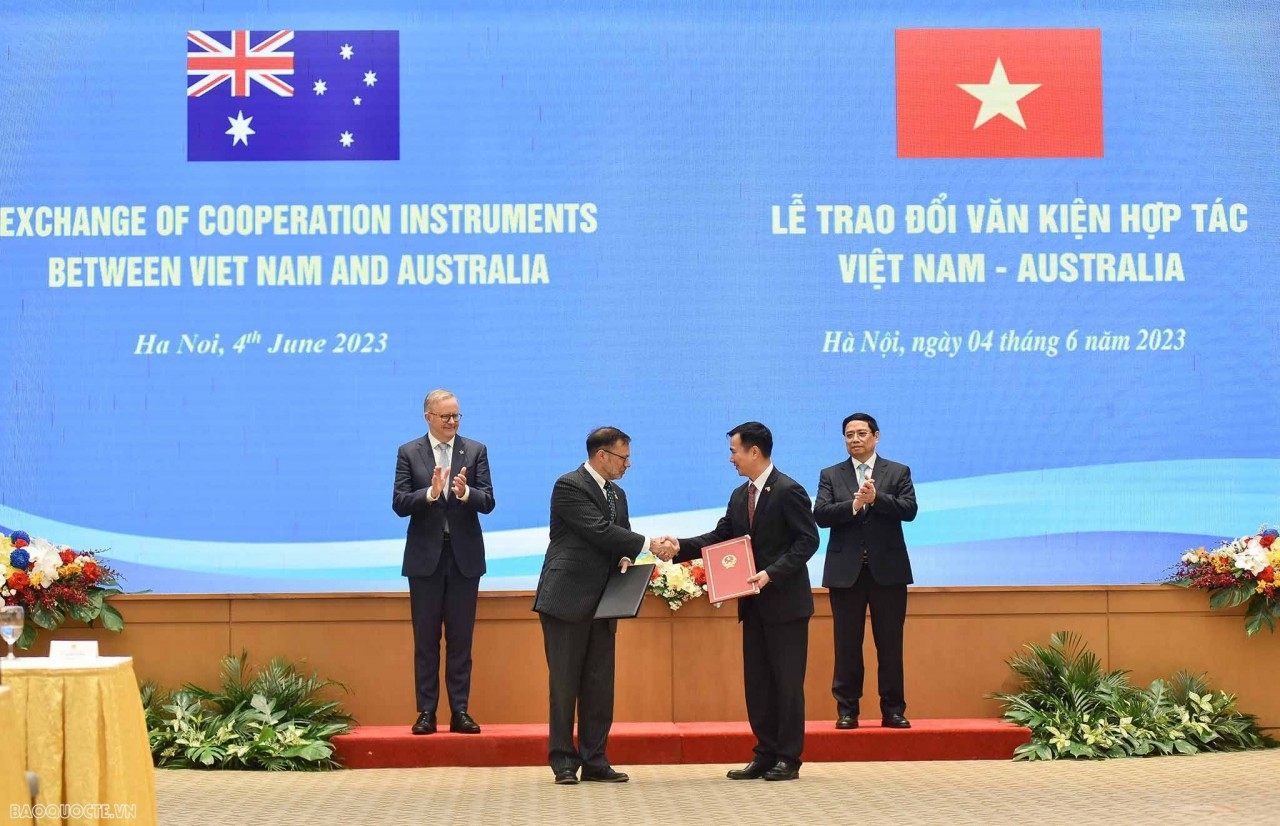 澳大利亚总理安东尼·阿尔巴内塞对越南的访问景象令人印象深刻。