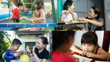韩国国际协力机构发起为岘港残疾学生赞助近99亿越南盾的项目