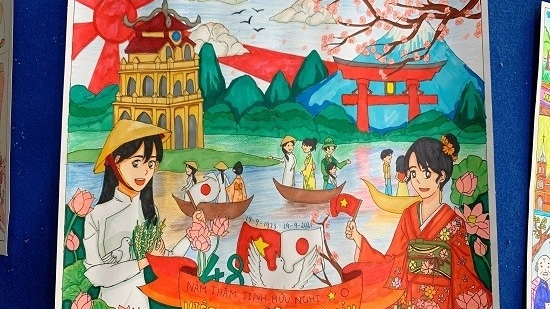 永福省：发动我画日本 - 我画越南绘画比赛