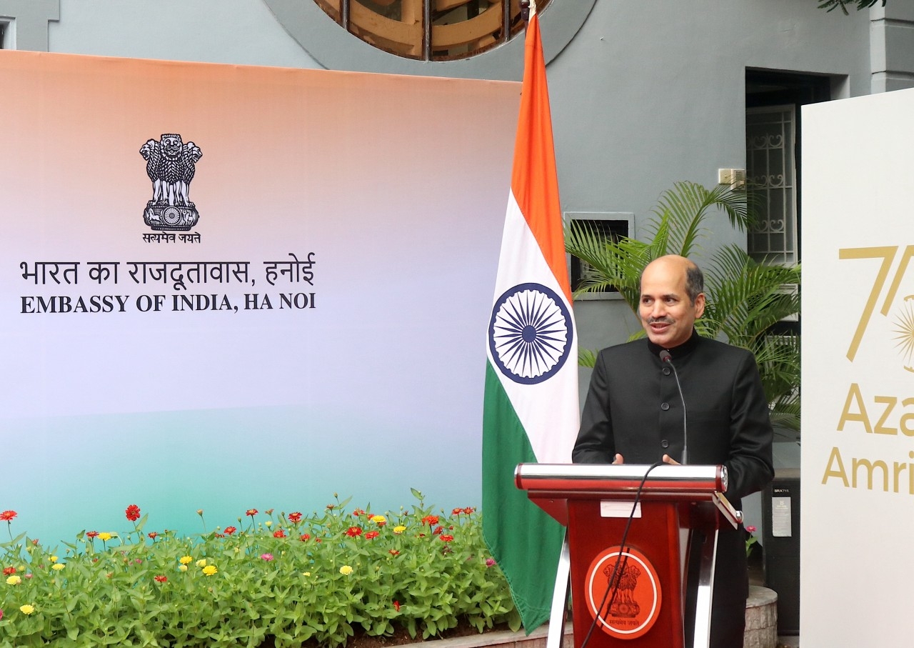 印度驻越南大使桑迪普·阿里亚（Sandeep Arya）（图：印度驻越南大使馆）。