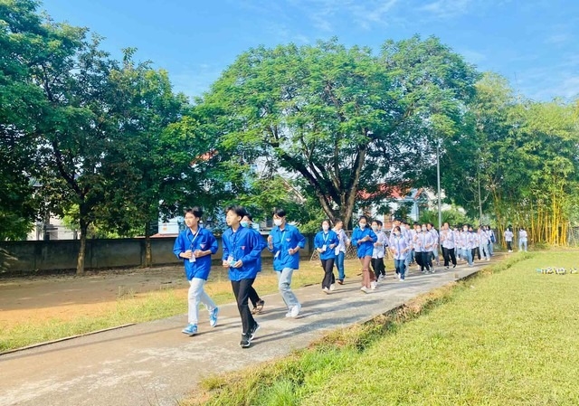 青年团员参加“为社群的脚步”计划中的跑步活动。（图：登海）