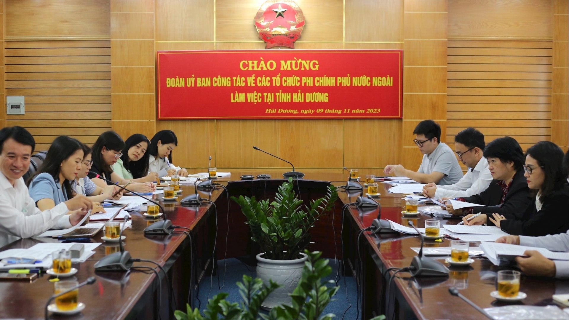 海阳省一直为外国非政府组织在省运作创造便利条件