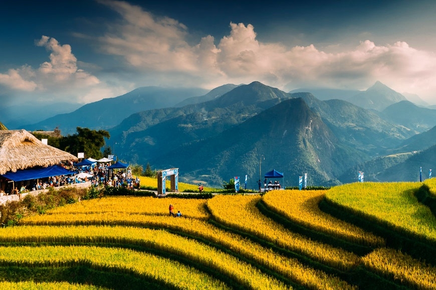 沙坝美景。