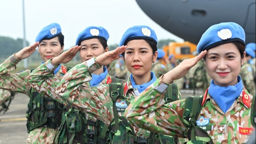 越南女军官为联合国的维和使命所做出的贡献