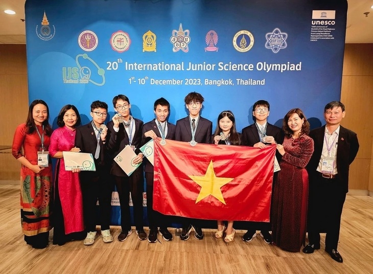 越南学生在2023年国际青少年科学奥林匹克竞赛中夺得6枚奖牌。