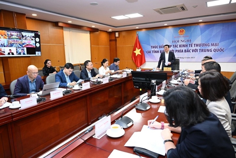 促进北部边境省份和中国经贸合作会议。（图：越南共产党电子报）