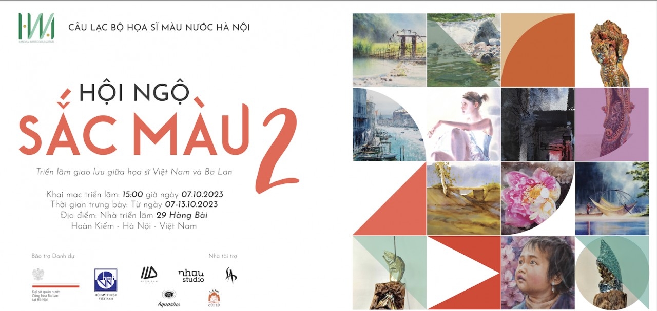 介绍波兰和越南艺术家的169件绘画、雕塑作品的展览会