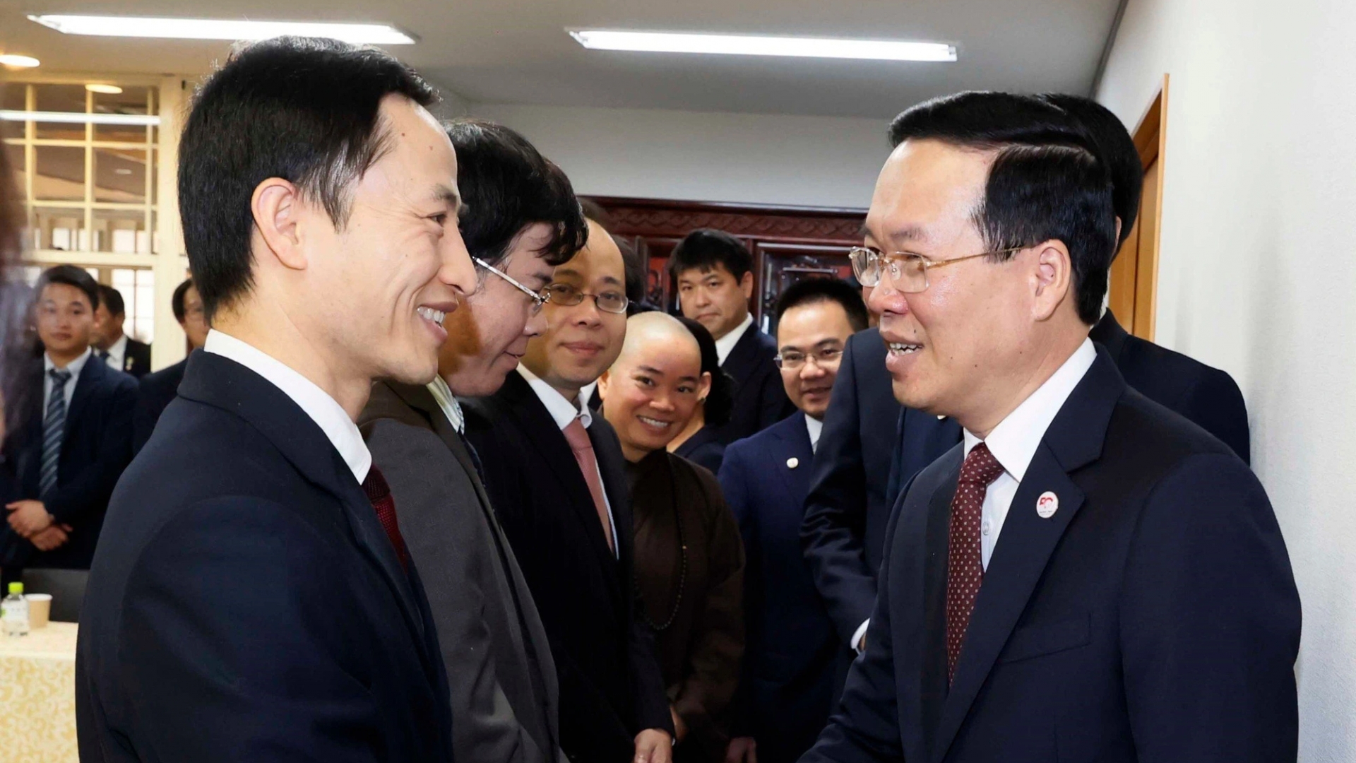 越南国家主席希望海外越南青年受到日本人民的信任和爱戴