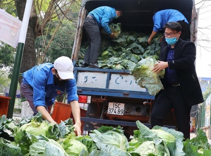 疫情期间：胡志明市及时更新将食品送进居民区的措施