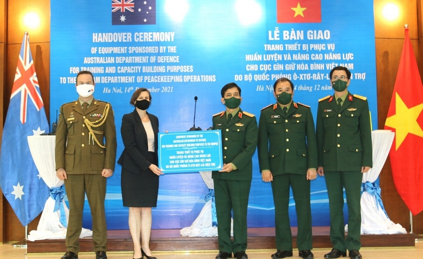 澳大利亚为越南提供设备以提高联合国维和能力