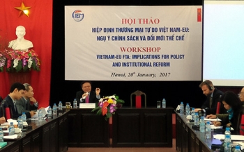 题为《越南与欧盟自由贸易协定》：政策含义与体制革新的研讨会