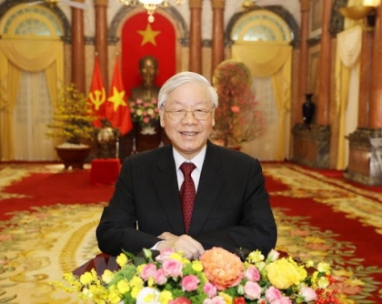 越共中央总书记、国家主席阮富仲发表二〇二一辛丑牛年新春贺词